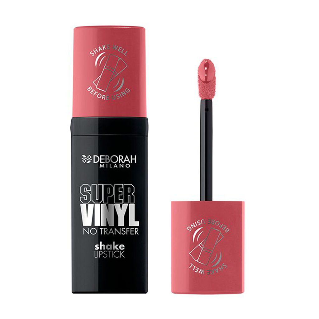 Рідка помада для губ Deborah Super Vinyl Shake Lipstick 01 Rose, 4 мл